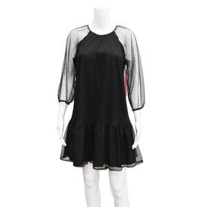 LDT | Black Polka Dot Dress Size: 2